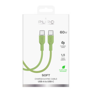 Puro ICON USB-C - USB-C cable 1.5m - green - Image 3