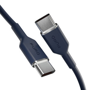 Puro ICON USB-C - USB-C Cable 1.5m - Navy Blue - Image 4