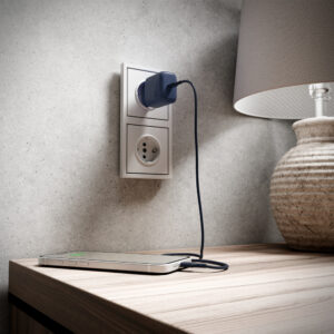 Puro ICON USB-C - USB-C Cable 1.5m - Navy Blue - Image 8