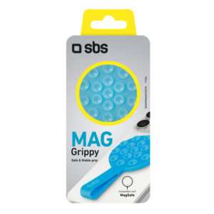 SBS MAG Grippy MagSafe Compatible Holder with Suction Cup and Ear - Blue - Image 2