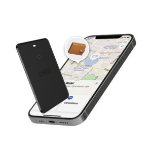 SBS Track My Card Ultra-Thin Universal iOS Android Locator - juodos spalvos