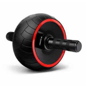 Wozinsky WKDC-17 Ab Wheel with Mat - juodos spalvos
