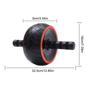 Wozinsky WKDC-17 Ab Wheel with Mat - juodos spalvos - Image 4