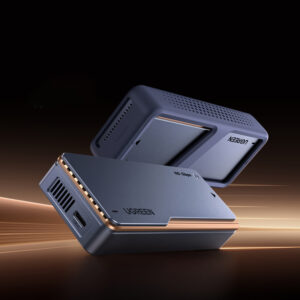 Ugreen D703 USB4 40Gb/s M.2 NVMe SSD Enclosure with Active Cooling - pilkos spalvos - Image 7