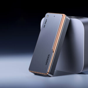 Ugreen D703 USB4 40Gb/s M.2 NVMe SSD Enclosure with Active Cooling - pilkos spalvos - Image 8