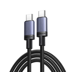 Ugreen USB-C to USB-C PD kabelis 100W 5A 2m - juodos spalvos - Image 2
