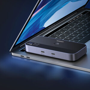 Ugreen switch USB-C USB-A 10Gb/s - pilkos spalvos - Image 5