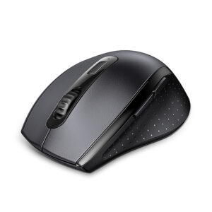 Ugreen Wireless Ergonomic Optical Mouse - juodos spalvos