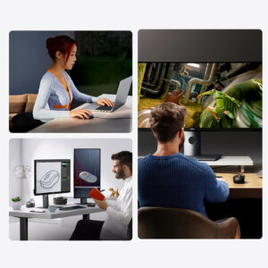 Ugreen wired optical mouse - juodos spalvos - Image 8