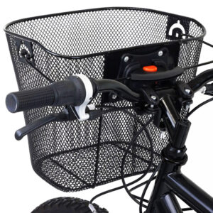 Wozinsky WKM-MM metal handlebar bicycle basket - juodos spalvos - Image 4