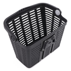 Wozinsky WKR-PK plastic handlebar bicycle basket - juodos spalvos - Image 2