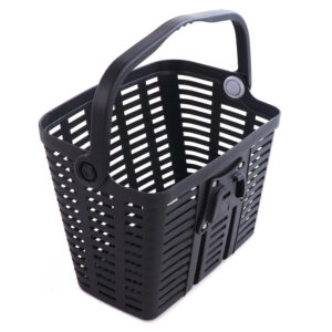 Wozinsky WKR-PK plastic handlebar bicycle basket - juodos spalvos - Image 4