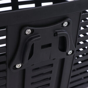 Wozinsky WKR-PK plastic handlebar bicycle basket - juodos spalvos - Image 5