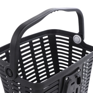 Wozinsky WKR-PK plastic handlebar bicycle basket - juodos spalvos - Image 7