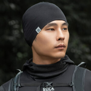 Rockbros YDM002 Tencel + Wool Hat, One Size, juodos spalvos - Image 3