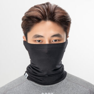 Rocbros YDWB005 thermal scarf tencel + wool universal size - juodos spalvos - Image 2