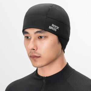 Rockbros M015 Winter Reversible Cycling Cap Size 54-61 cm - juodos spalvos - Image 3