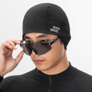 Rockbros M015 Winter Reversible Cycling Cap Size 54-61 cm - juodos spalvos - Image 4
