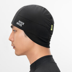 Rockbros M015 Winter Reversible Cycling Cap Size 54-61 cm - juodos spalvos - Image 9