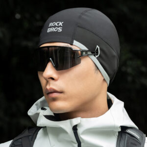 Rockbros M016 Winter Windproof Cycling Cap Size 54-61 cm - juodos spalvos - Image 6