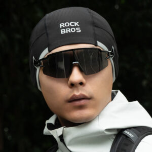 Rockbros M016 Winter Windproof Cycling Cap Size 54-61 cm - juodos spalvos - Image 8