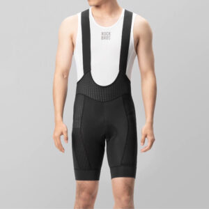 Rockbros YDDK009 Men's Cycling Bib Shorts with Pad Size S - juodos spalvos - Image 6