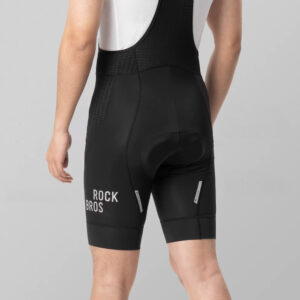 Rockbros YDDK009 Men's Cycling Bib Shorts with Pad Size M - juodos spalvos - Image 7