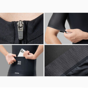 Rockbros 15200025 Short Sleeve Cycling Jersey Size XL - juodos spalvos - Image 7