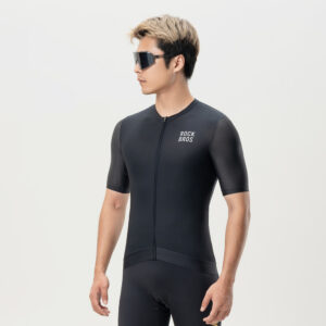 Rockbros 15200025 Short Sleeve Cycling Jersey Size XXL - juodos spalvos - Image 6