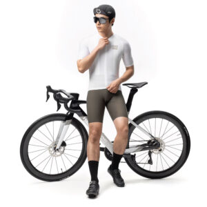 Rockbros YDDX011 Diamond Short Sleeve Cycling Jersey Size M - baltos spalvos - Image 3