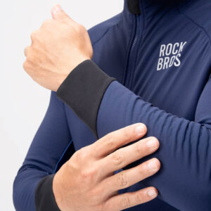 Rockbros YDWT014 Winter Fleece Double Layer Cycling Jacket Size XL - mėlynos spalvos - Image 4