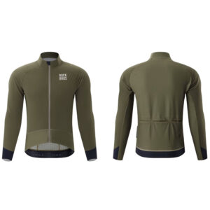 Rockbros YDWT014 Winter Fleece Double Layer Cycling Jacket Size L - Green - Image 2