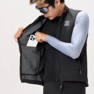 Rockbros YDMJ003 Windproof Vest Spring/Autumn Size XXL - juodos spalvos - Image 4