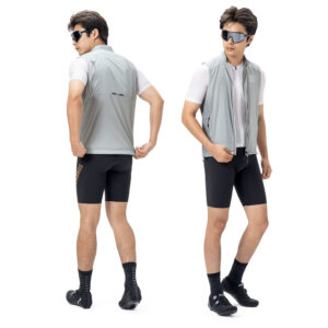 Rockbros YDMJ003 Windproof Vest Spring/Autumn Size XS - White/Gray - Image 4