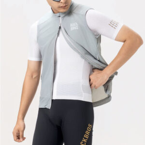 Rockbros YDMJ003 Spring/Autumn Windproof Vest Size M - White/Gray - Image 2