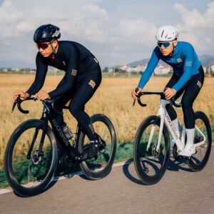 Rockbros YDCK012-1 Long Fleece Bib Tights with Pad Size S - juodos spalvos - Image 7