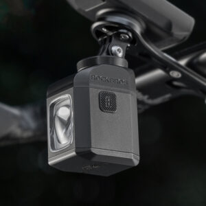 Rockbros M8 1600lm front bike light with remote control 10m rechargeable 4000 mAh - juodos spalvos - Image 3