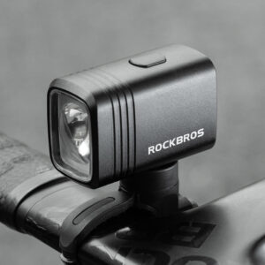 Rockbros M6 1000 lm front rechargeable bike light 2800 mAh - juodos spalvos - Image 6