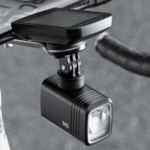 Rockbros M6 1000 lm front rechargeable bike light 2800 mAh - juodos spalvos - Image 9