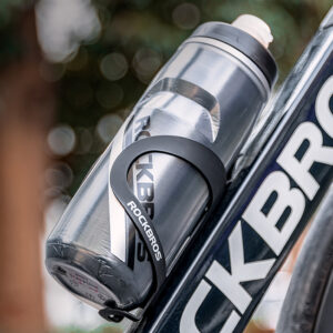 Rockbros Thermal Bike Bottle 620 ml BPA Free - Gradient juodos spalvos - Image 7