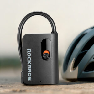 Rockbros L1 Mini Cordless Pump 70 psi Compressor 200 mm Schrader Hose Length - juodos spalvos - Image 2