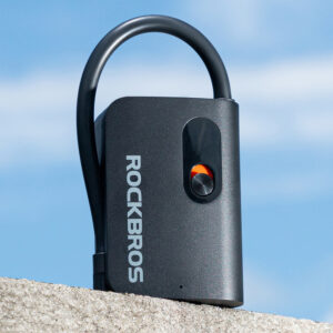 Rockbros L1 Mini Cordless Pump 70 psi Compressor 200 mm Schrader Hose Length - juodos spalvos - Image 8