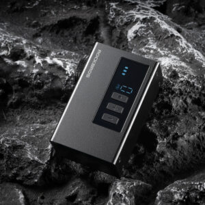 Rockbros AS240 PRO Cordless Pump 120 psi Compressor 420mAh - juodos spalvos - Image 4