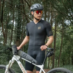 Rockbros DB006 Bicycle Saddle Bag 0.2L - juodos spalvos and Green - Image 3