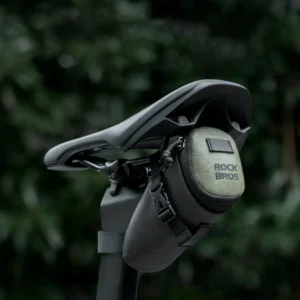 Rockbros DB006 Bicycle Saddle Bag 0.2L - juodos spalvos and Green - Image 6