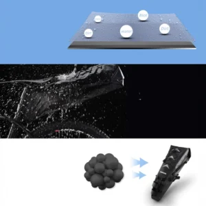 Rockbros AS-013 10L Seat Bag - juodos spalvos - Image 5