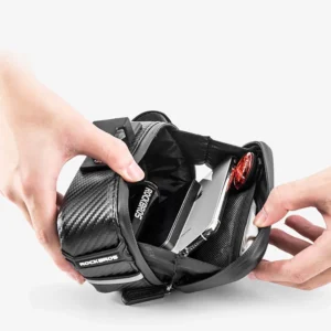 Rockbros B59 Bicycle Saddle Bag 1.5L - juodos spalvos - Image 5