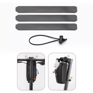 Rockbros P002 Handlebar Bag Compatible with Scooters and Folding City Bikes 1.5L - juodos spalvos - Image 4