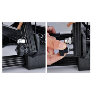 Rockbros T30 Folding Bike Stand for Front or Rear Wheel Compatible with 24-27.5 Inch and 700C Wheels - juodos spalvos - Image 6