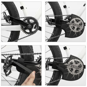 Rockbros D76 Crankset Transport Cover - juodos spalvos and Gray - Image 5
